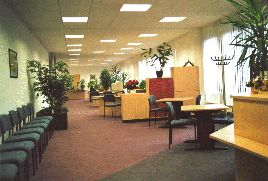  Blick in das Servicezentrum